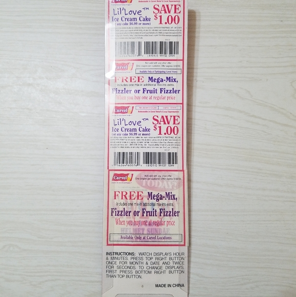 Vintage 1999 Carvel New York Yankees Digital Watch - Picture 2 of 3